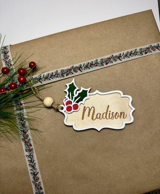 Custom Traditional Christmas tag