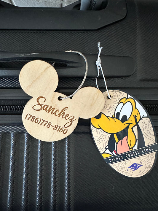 Inspired Disney luggage tags