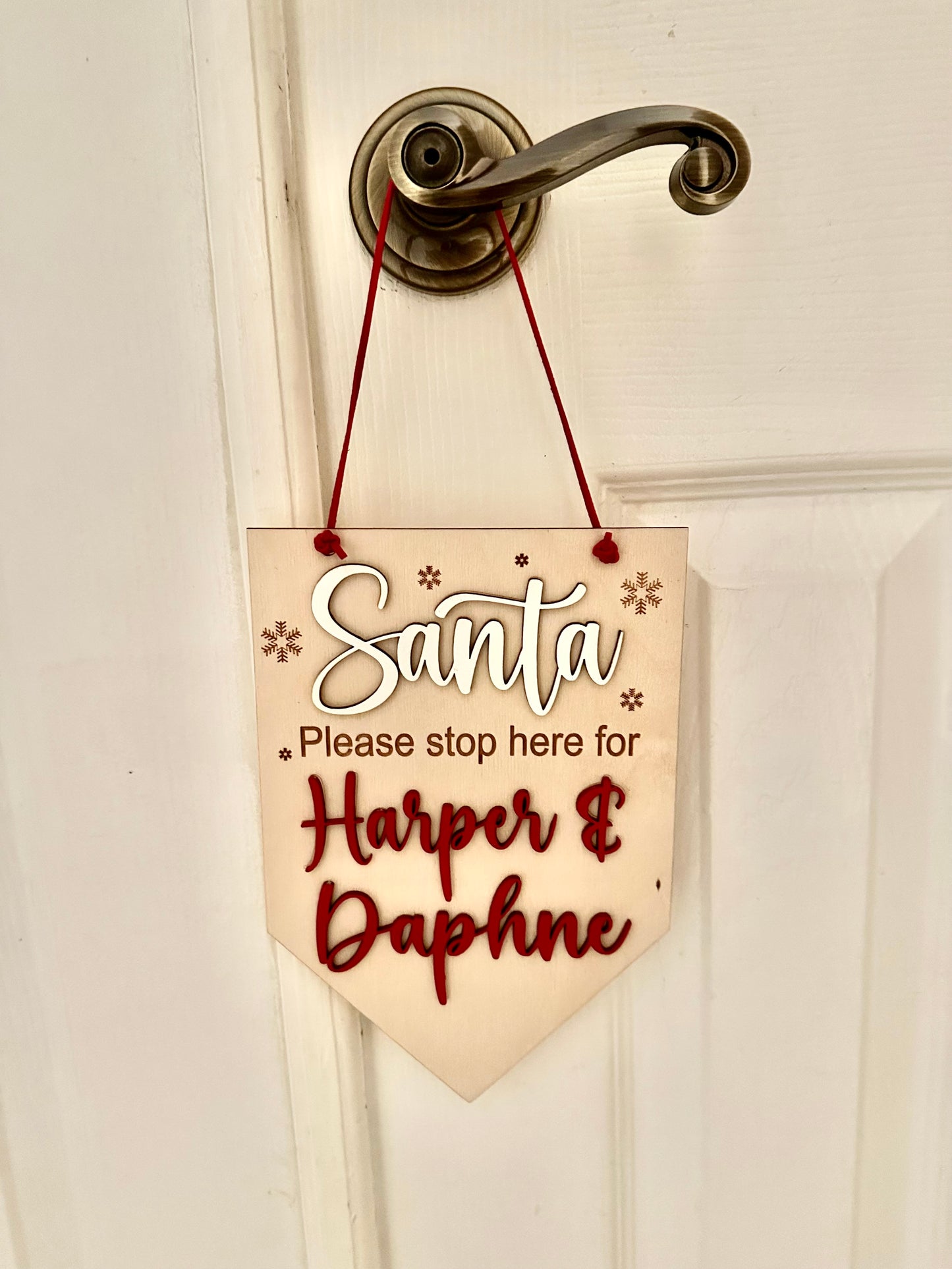 Santa Stop here - Personalized