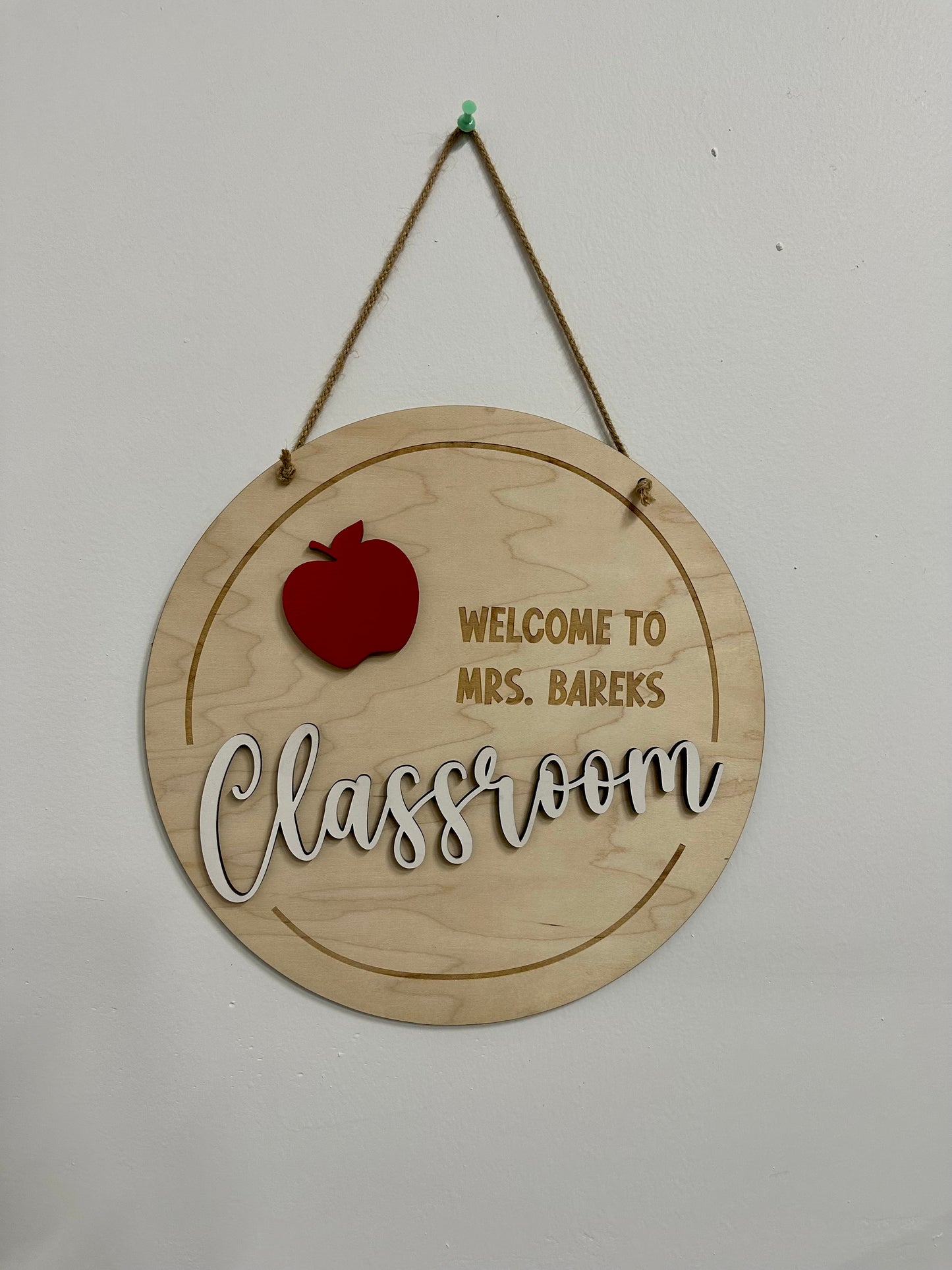 Personalized Classroom door sign