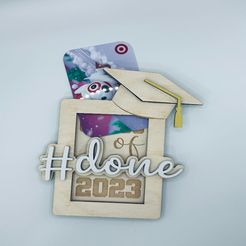 Graduate gift card holder